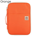 A4 Zipped Portfolio Conference Folder & Document Organizer Portfolio Conference Folder Richie's Orange