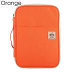 A4 Zipped Portfolio Conference Folder & Document Organizer Portfolio Conference Folder Richie's Orange