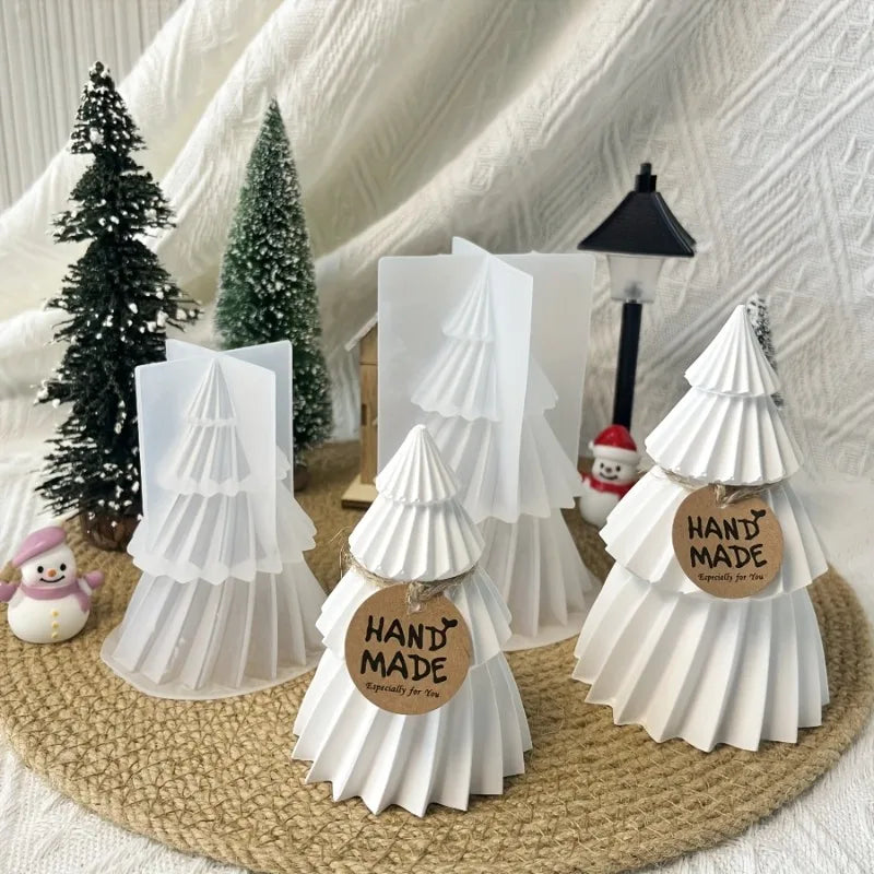 2pcs Silicone Christmas Tree Resin Molds – S & L Ornament Set Silicone Craft Molds Richie's