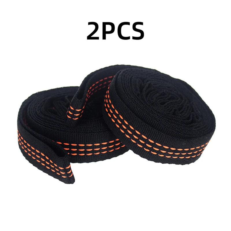 2PCS Hammock Tree Straps 600 lbs – Polyester 5-Ring Straps Hammock Straps Richie's