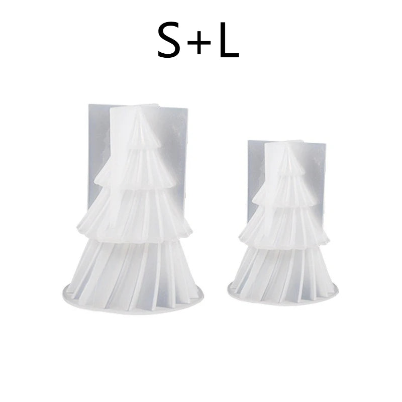 2pcs Silicone Christmas Tree Resin Molds – S & L Ornament Set Silicone Craft Molds Richie's 2pcs