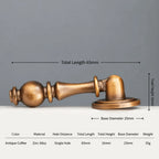 Vintage Zinc Alloy Drop Cabinet Pull Handle – European Style Cabinet Pull Handle Richie's Coffee