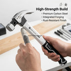 TOTNEND Claw Hammer Long Handle High Carbon Steel Non-Slip Claw Hammer Richie's