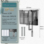 3-in-1 Wall-Mounted Waterfall Aquarium Filter – Silent Aquarium Filter Richie's XP-11