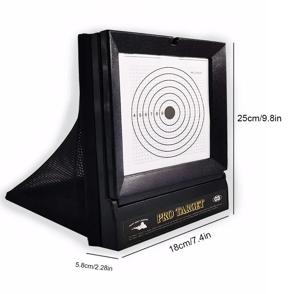 Airsoft Target Trap + 10 Paper Targets | Backyard Practice Set Airsoft Target Set Richie's