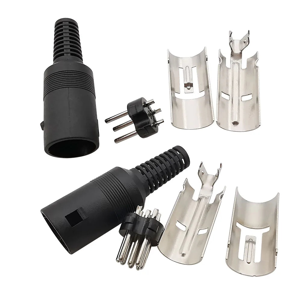 DIN 3 4 5 6 8 Pin Male Plug Female Socket Connector 2Pcs DIN Connector Richie's