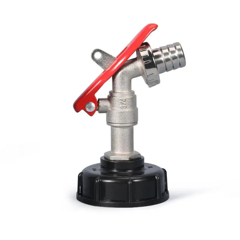 Brass IBC Tank Valve Faucet with Lock – 1/2 Inch Water Tap IBC Tank Valve Richie's