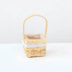 Mini Handwoven Dollhouse Basket – DIY Wicker Flower Basket Miniature Craft Basket Richie's