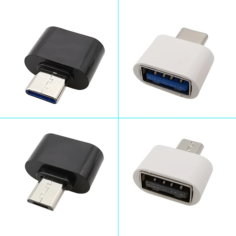 5-Pack USB Type-C & Micro USB OTG Adapter – USB 2.0 USB OTG Adapter Richie's