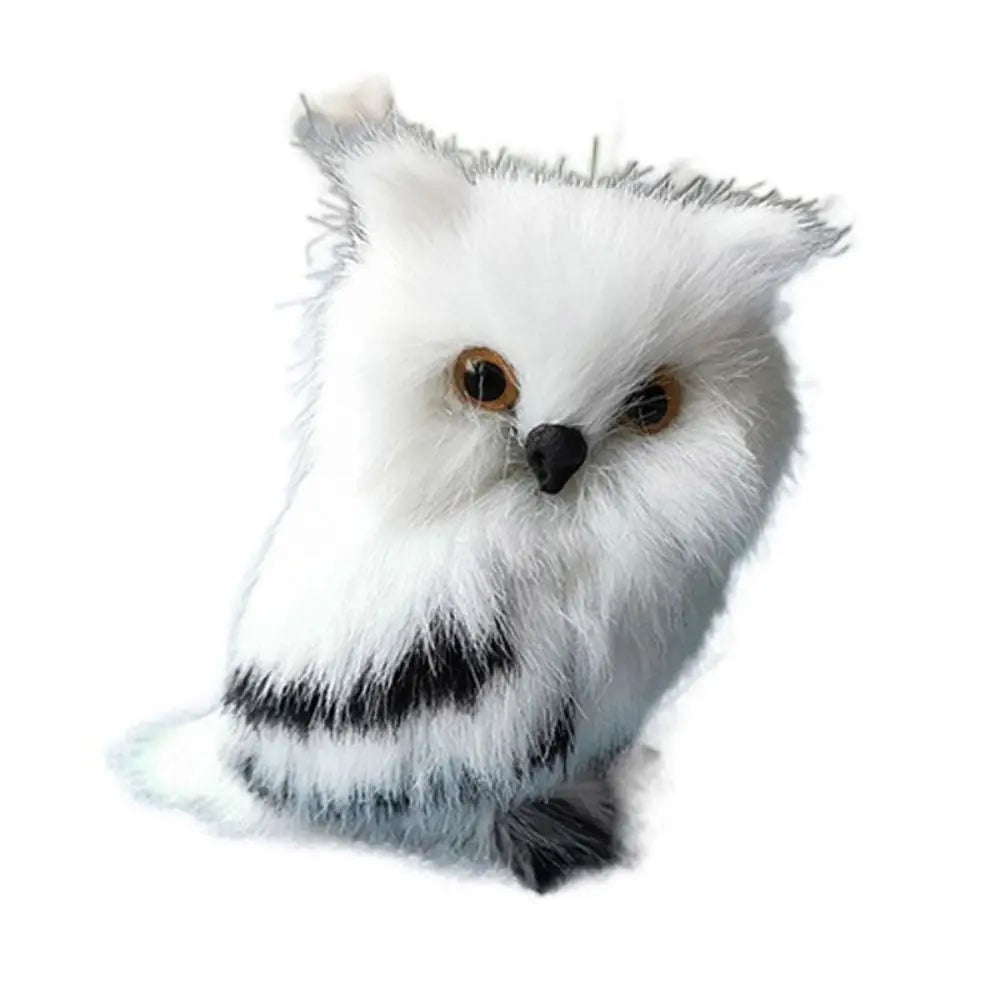 Grey & White Artificial Foam Owl Figurine – Home & Garden Decor Decorative Figurine Richie's 3