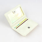 Women's Metal Badge PU Card Holder – Stylish ID Wallet Card & ID Holder Richie's