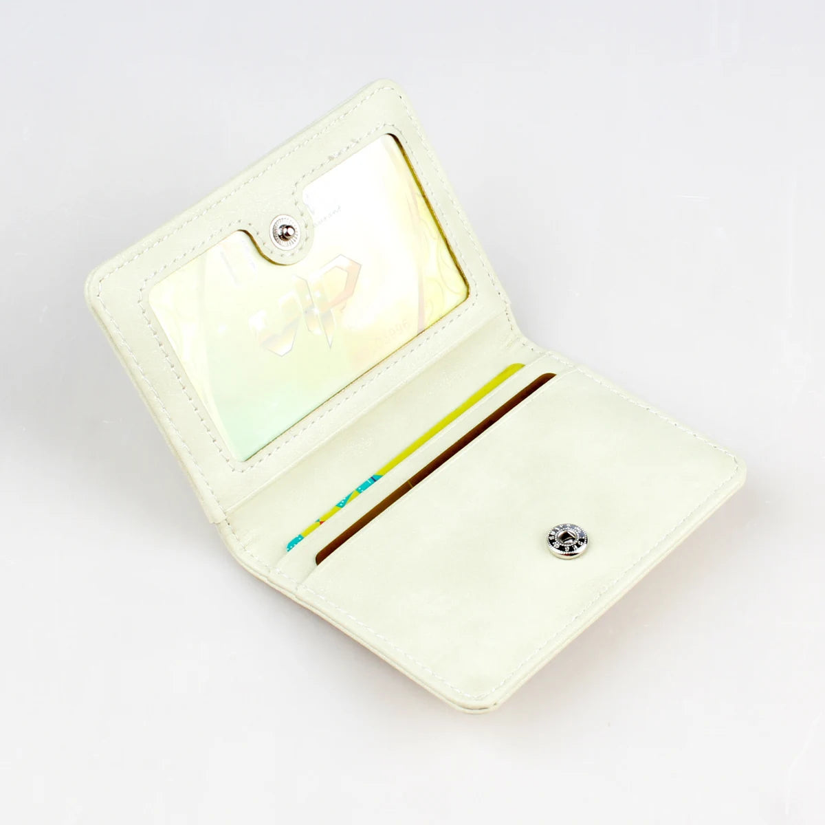 Women's Metal Badge PU Card Holder – Stylish ID Wallet Card & ID Holder Richie's