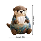 Animal Quilted Tissue Box Cover DIY Kit – Beginner Craft Set DIY Craft Kit Richie's 02