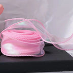 10 Yards Fishtail Yarn Bead Ribbon 40MM – DIY Gift Wrap Craft Craft Ribbon Richie's Dark Pink L
