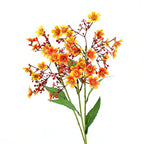 70CM Silk Artificial Flowers – Bridal Bouquet & Home Décor Artificial Flower Stems Richie's Orange