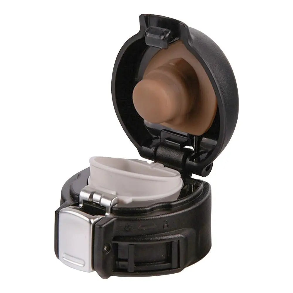 Universal Silicone Tumbler Lid – BPA-Free Replacement Cup Cover Tumbler Lid Richie's black