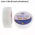 30M Glass Fiber Self-Adhesive Mesh Tape – Wall Crack Repair Fiberglass Mesh Tape Richie's A