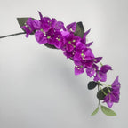 Realistic Silk Artificial Bougainvillea Branch UV Resistant 80cm Artificial Flower Branch Richie's Purple