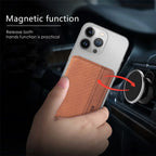 PU Leather Phone Card Holder Adhesive Wallet & Stand Phone Card Wallet Richie's
