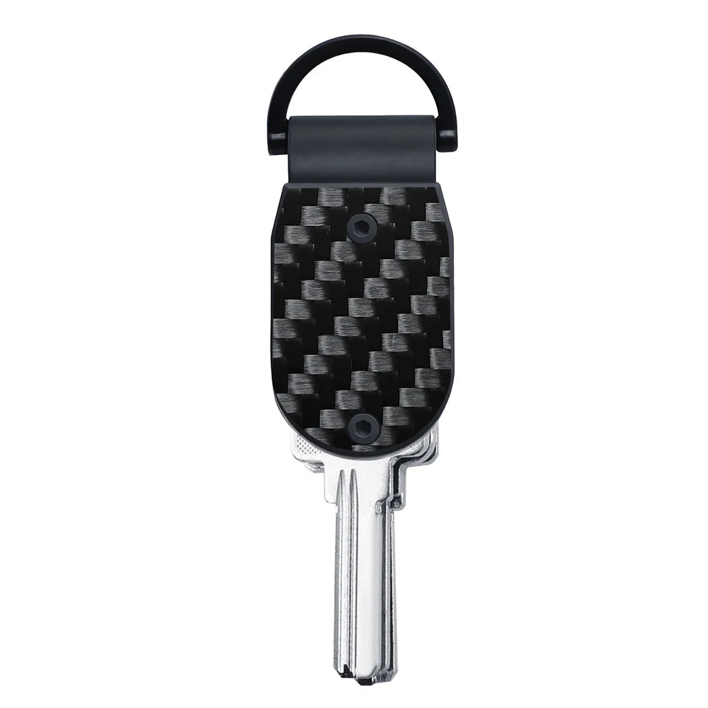 ZEEKER T8 Compact Aluminum Key Organizer – Silent EDC Holder Key Organizer Richie's Forged Carbon Fiber