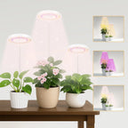 KEBINCPLED Angel Ring LED Grow Light | Full Spectrum USB 5V LED Grow Light Richie's 3PCS White 3Colors USB No plug