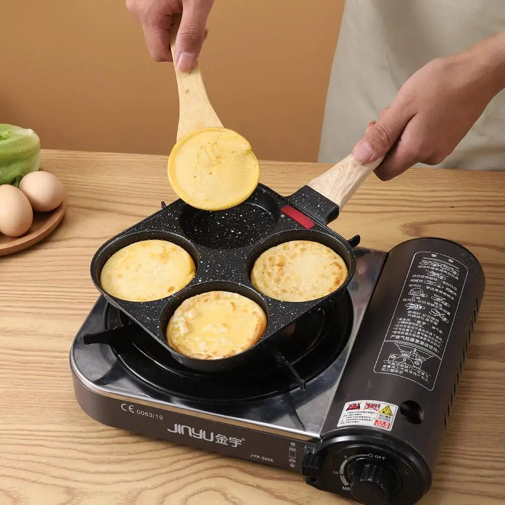 Non-Stick 4-Cup Egg Frying Pan – Aluminum Omelette Cooker Egg Frying Pan Richie's Default Title