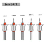 Adjustable Countersink Drill Bit Set 8mm Shank – 5 Sizes Countersink Drill Bits Richie's