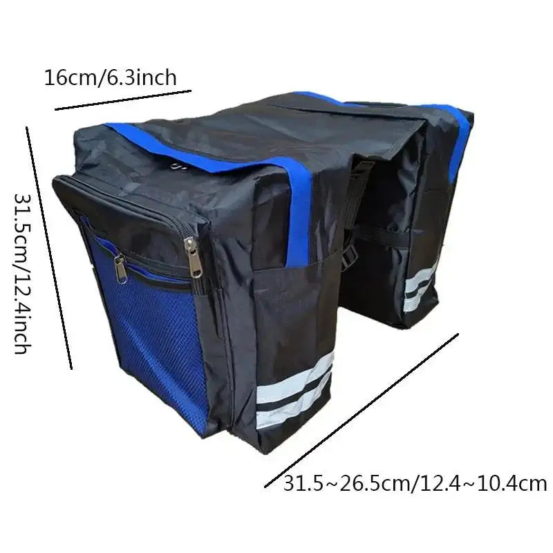 Bike Trunk Bag Double Side Rear Rack Cycling Bag – 600D Bicycle Trunk Bag Richie's