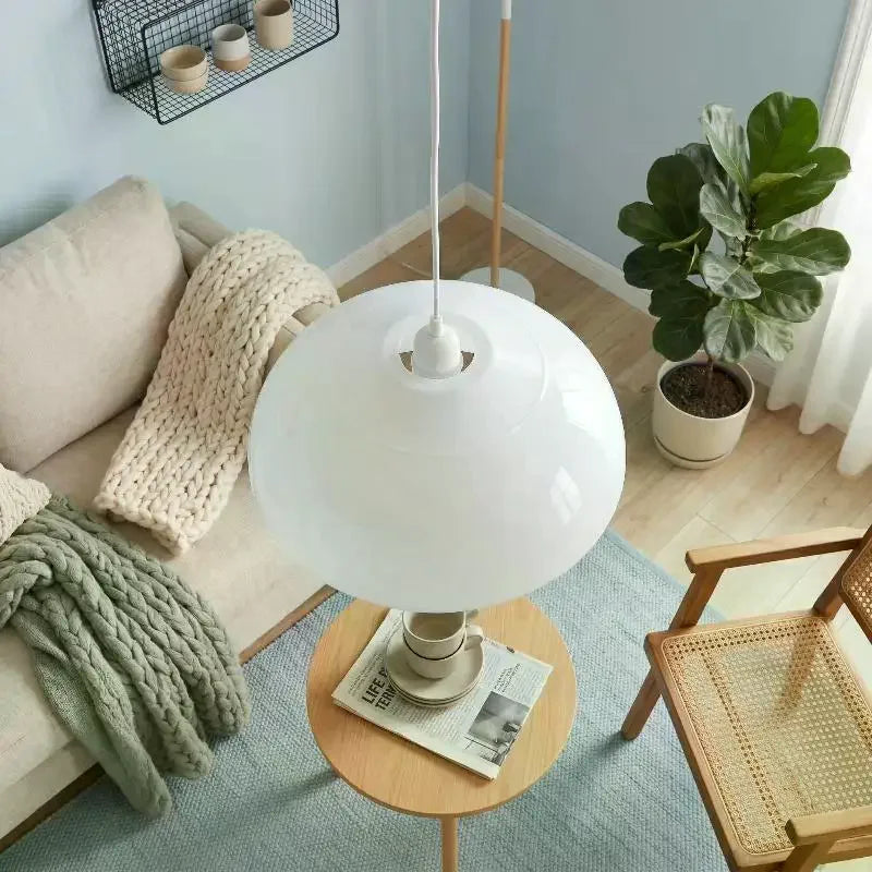 White PP Bowl Lamp Shade 245mm E27 Replacement Cover Lamp Shade Richie's