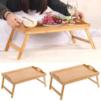 Bamboo Folding Table – Mini Laptop Bed Desk & Sofa Tray Bamboo Folding Desk Richie's
