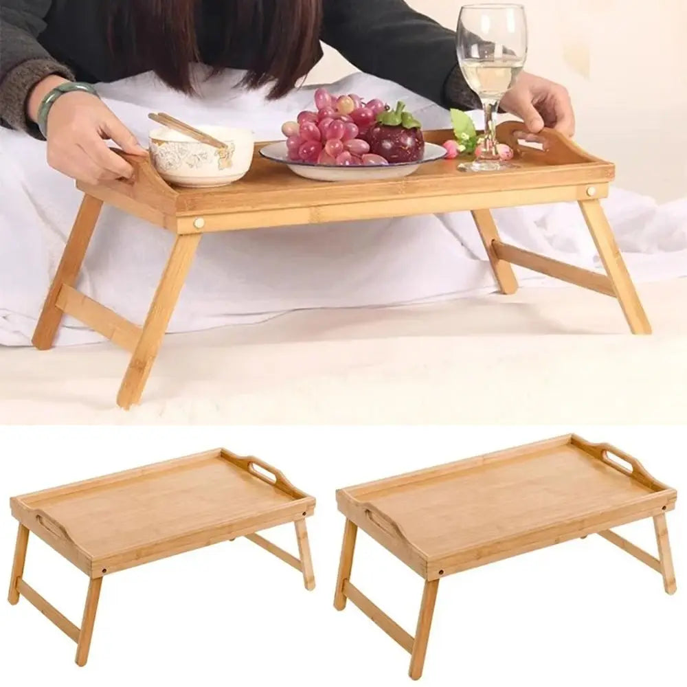 Bamboo Folding Table – Mini Laptop Bed Desk & Sofa Tray Bamboo Folding Desk Richie's