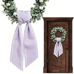 Cloth Wreath Sash Ric Rac Gingham Trim – Basket & Door Décor Decorative Sash Richie's A