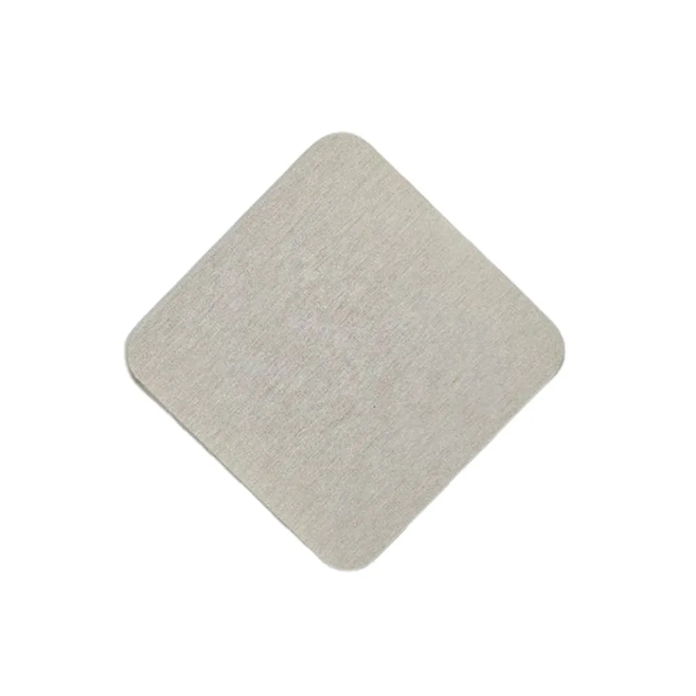 Diatomite Coaster – Quick-Dry, Non-Slip & Heat Resistant Mat Diatomite Coaster Richie's Grey - White-Square