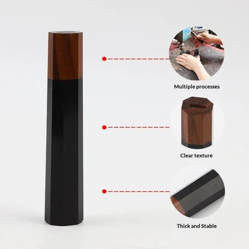 Octagonal Wood Knife Handle – DIY Japanese Kitchen Knife Replacement Knife Handle Richie's