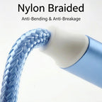 120W LED Glowing USB-A to Type-C Fast Charging Cable 1M USB Charging Cable Richie's