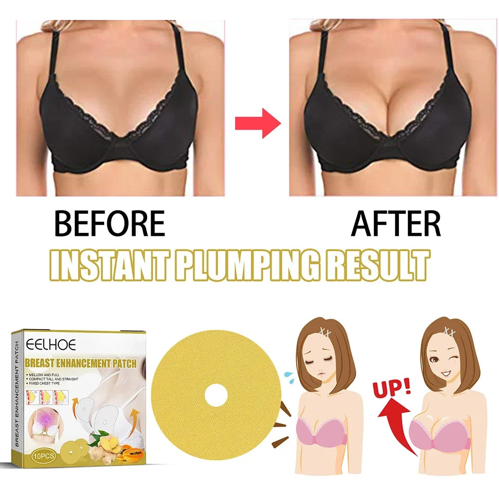 Eelhoe Ginger Papaya Breast Firming Patches 10/20/30 Pcs Breast Firming Patches Richie's