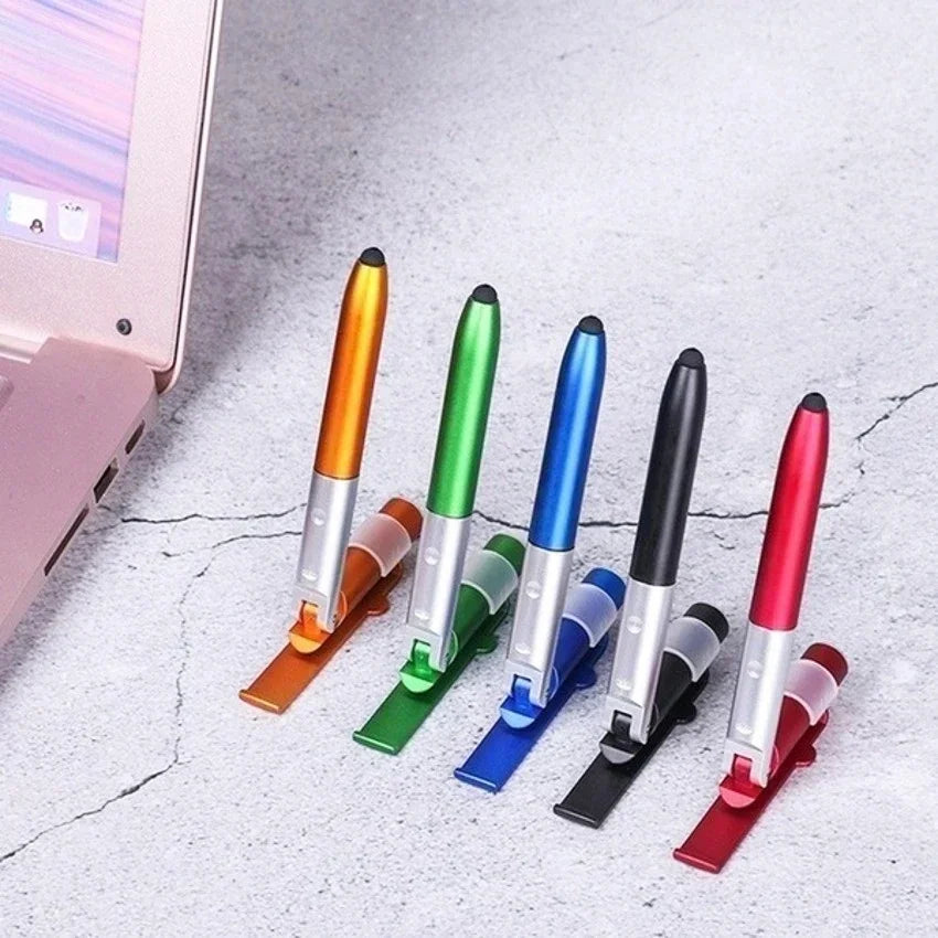 4-in-1 Ballpoint Pen with LED Light, Stylus & Phone Stand Multifunction Ballpoint Pen Richie's