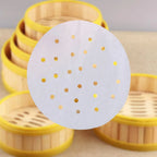 400Pcs 7-Inch Round Steamer Paper Liners Non-Stick Air Fryer Mats Steamer Paper Liners Richie's