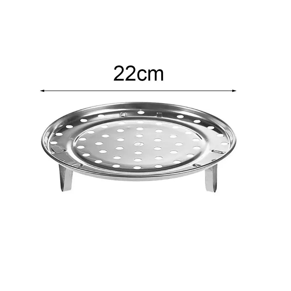 Stainless Steel Steaming Rack with Feet – Multi-Size Kitchen Tray Steaming Rack Richie's 22cm