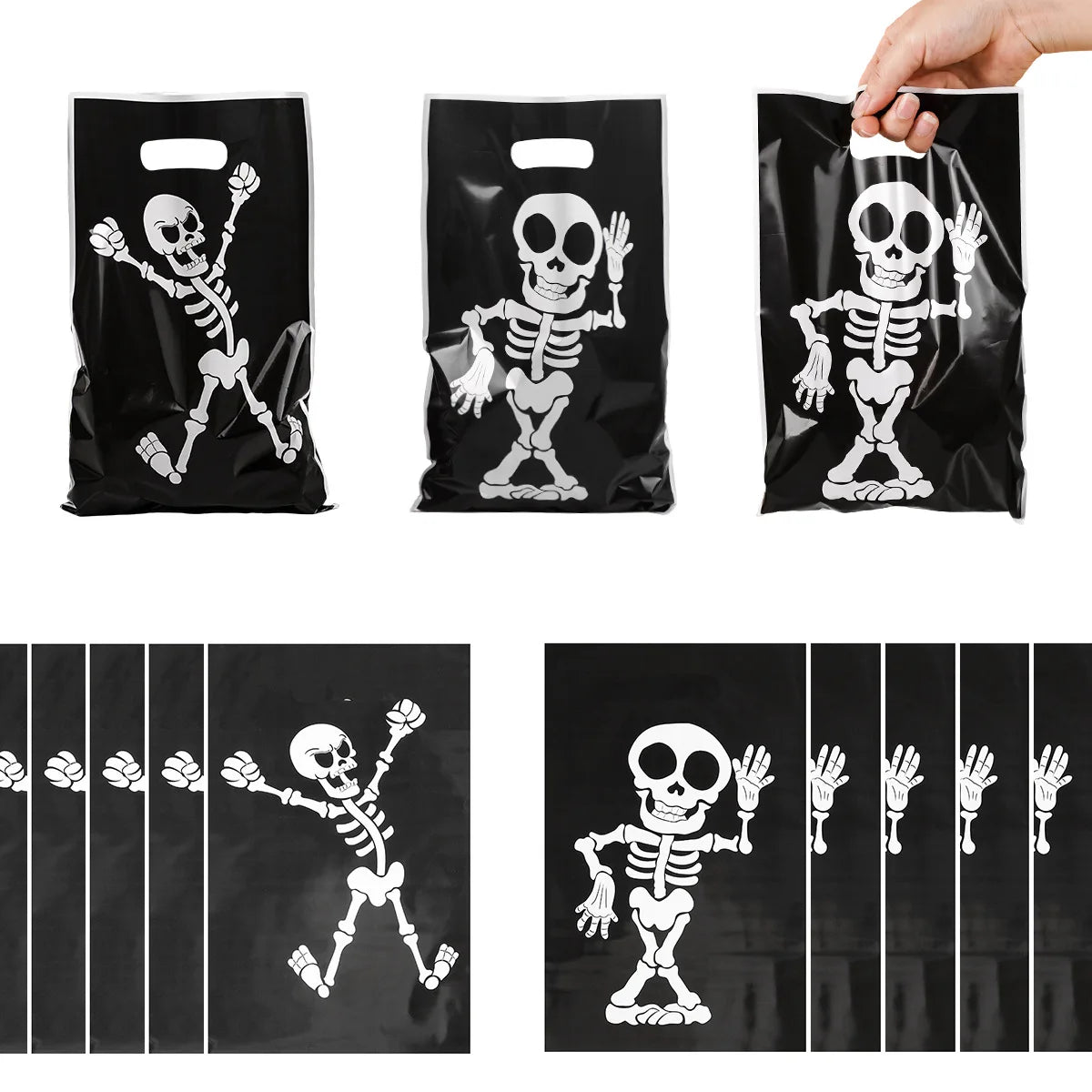 Halloween Skeleton Gift Bags 20/40 Pack – Funny Party Bags Halloween Party Bags Richie's