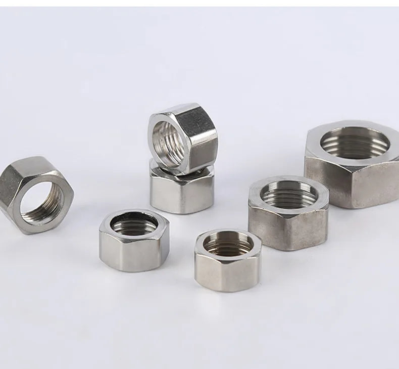 Stainless Steel Bellows Nuts DN15 DN20 DN25 – 304 & 201 Grade Pipe Fitting Nut Richie's