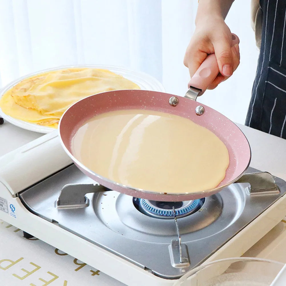 Aluminum Nonstick Frying Pan – Pancake & Omelette Skillet Pink Nonstick Frying Pan Richie's