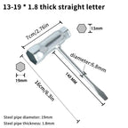 2-in-1 Spark Plug Socket Wrench – High Carbon Steel Spanner Socket Wrench Tool Richie's 13 1918