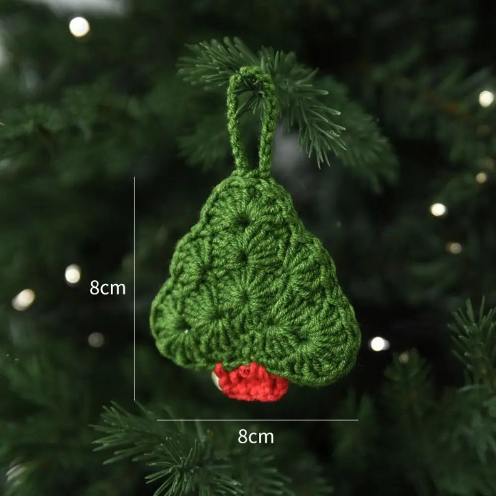Handmade Woolen Christmas Ornaments – Santa, Elk & Tree Pendants Christmas Ornament Richie's