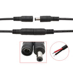 DC Power Pigtail Cable 5.5mm x 2.1mm Male Female Barrel Connector DC Power Connector Richie's