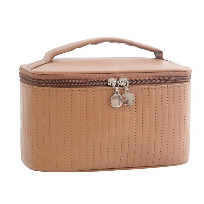 Large PU Travel Cosmetic Bag – Luxury Makeup & Toiletry Organizer Cosmetic Travel Bag Richie's Coffee