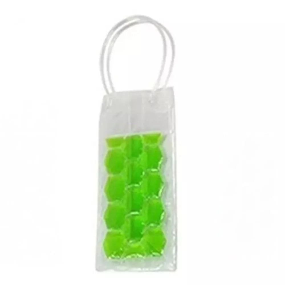 Portable PVC Wine Bottle Freezer Bag – Insulated Cooler Tote Bottle Cooler Bag Richie's Green