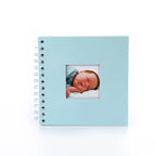 6-Inch Scrapbook Photo Album – 20 Pages & Window Cover Scrapbook Photo Album Richie's Blue