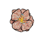 Handmade Beaded Flower Sequin Sew-On Applique Patch – 11–12cm Sew-On Applique Patch Richie's Light Coffee