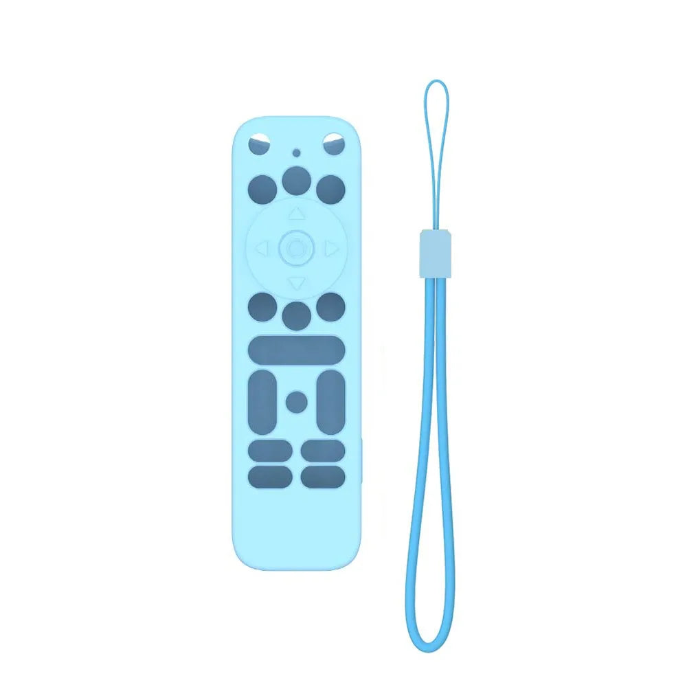 Silicone Remote Cover with Lanyard for Onn 4K Plus/Pro Remote Control Case Richie's Sky Blue